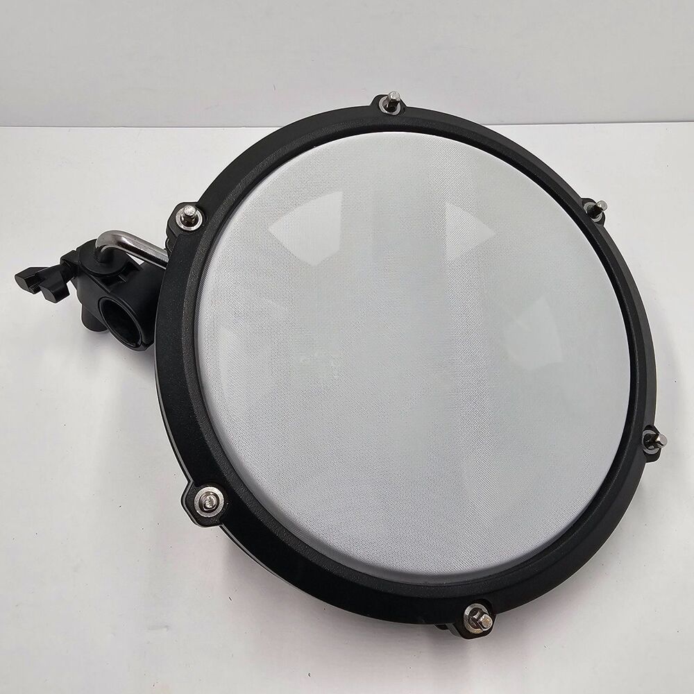 Alesis Nitro Max 8" Mesh Head Tom Drum Pad Replacement With Mount Clamp & L Rod
